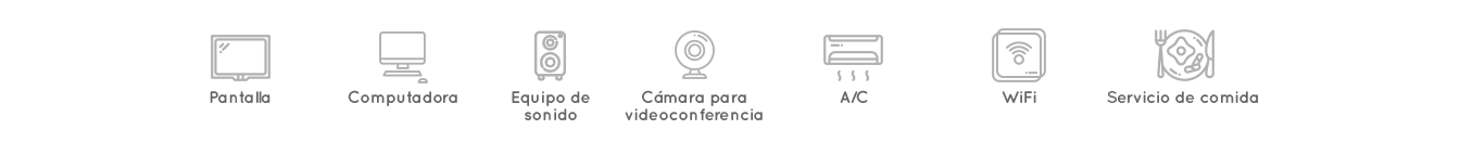 Amenidades de los salones